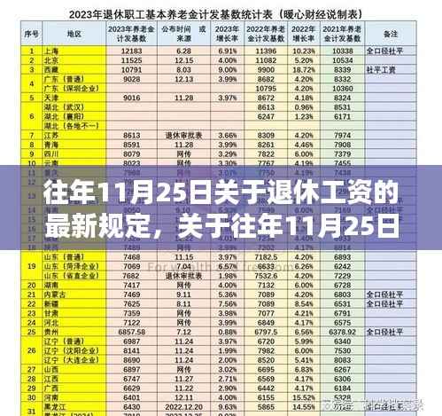 关于往年11月25日退休工资最新规定的深度解析与个人观点观察