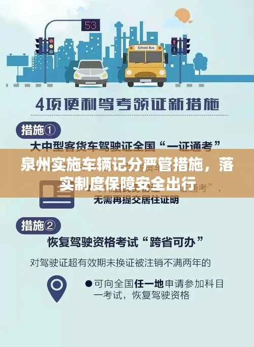 泉州实施车辆记分严管措施,落实制度保障安全出行