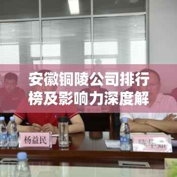 安徽铜陵公司排行榜及影响力深度解析