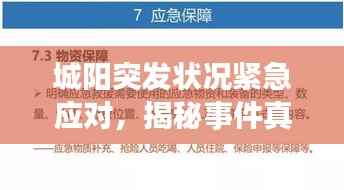 城阳突发状况紧急应对,揭秘事件真相,关注最新进展